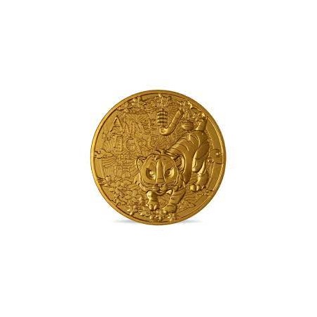 Pièce de 1/4 d'euros 2022 UNC, France, Année du Tigre