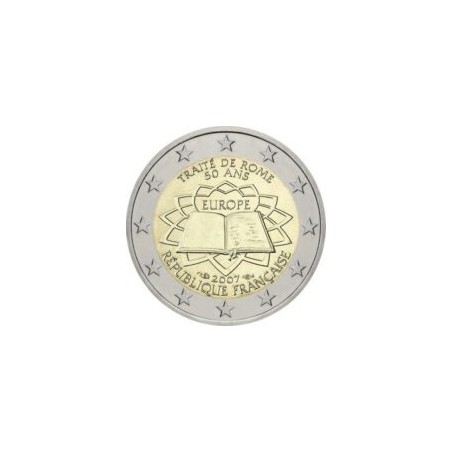 2 Euros France 2007, UNC, 50ᵉ anniversaire du traité de Rome