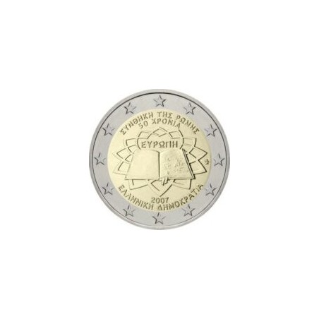 2 Euros Grèce 2007, UNC, 50ᵉ anniversaire du traité de Rome