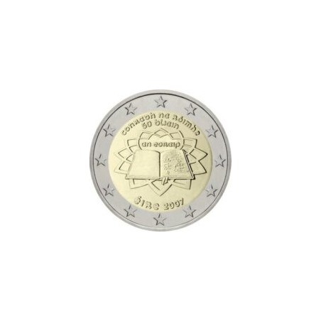 2 Euros Irlande 2007, UNC, 50ᵉ anniversaire du traité de Rome