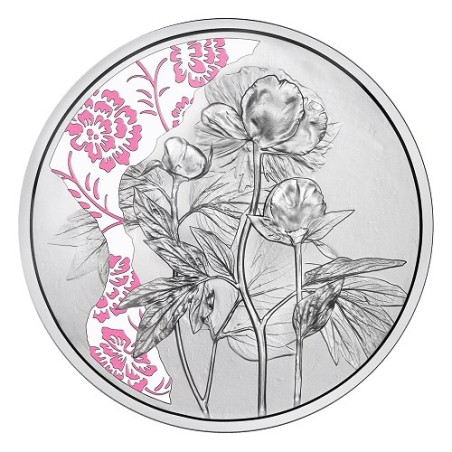 10 Euros Autriche 2024, BE, La pivoine