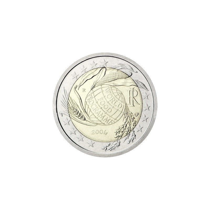 2 Euros Italie 2004, 50 ans du programme alimentaire mondial.