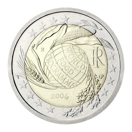 2 Euros Italie 2004, 50 ans du programme alimentaire mondial.