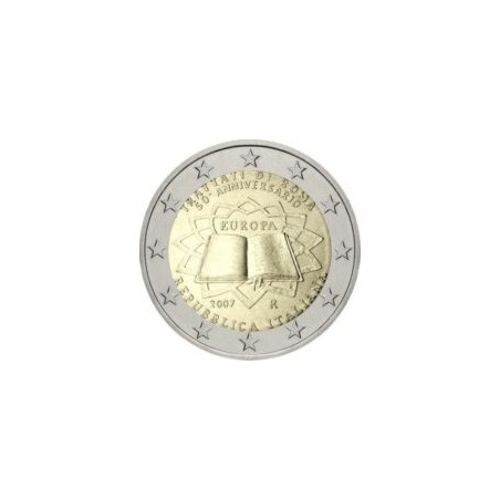 2 Euros Italie 2007, UNC, 50ᵉ anniversaire du traité de Rome