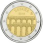 2 Euros Espagne 2016, UNC, Aqueduc de Ségovie