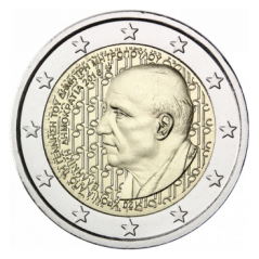 2 Euros Grèce 2016, UNC, Dimitri Mitropoulos