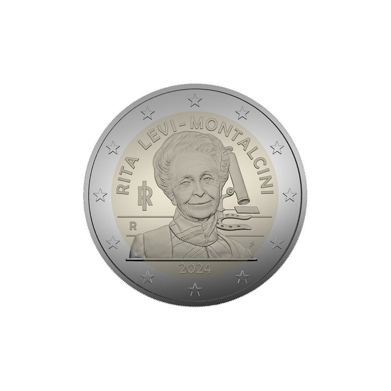 2 €uros Italie 2024, UNC, Rita Levi Montalcini