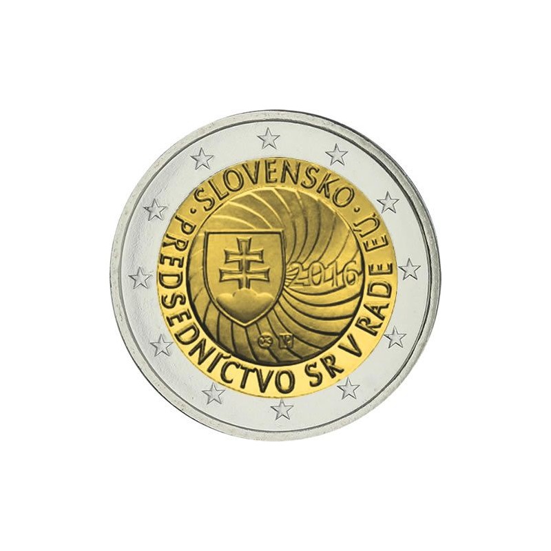 2 Euros Slovaquie 2016, UNC, Présidence slovaque du conseil Union Européenne