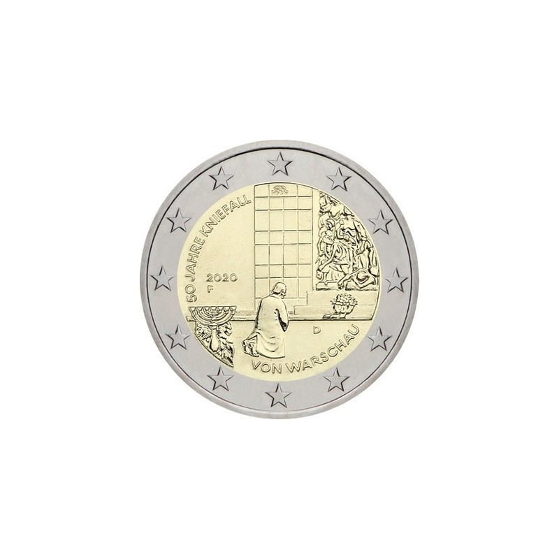 copy of 2 Euros Allemagne 2020, UNC atelier A, Génuflexion de Varsovie