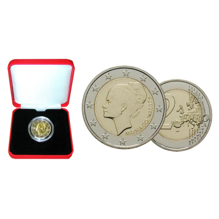 2 Euros Monaco 2007, BU, 25e anniversaire de la mort de la Princesse Grace Kelly