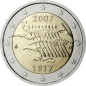 2 Euros Finlande 2007, UNC, 90ᵉ anniversaire de la déclaration d’indépendance finlandaise