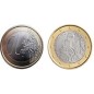 Duo Saint-Marin 2024 UNC, 1 Euro Saint-Marin, La deuxième tour "LA CESTA" et 2 Euros, Portrait de Saint-Marin