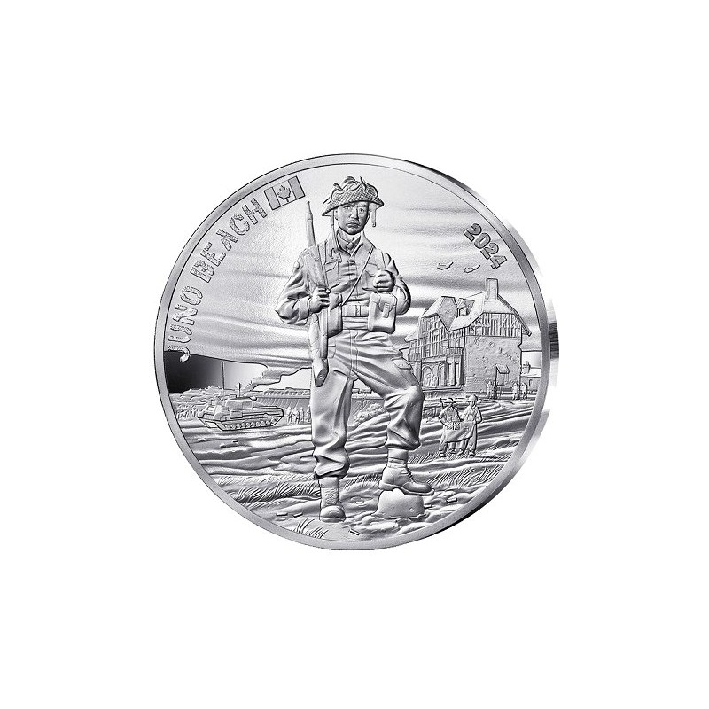 10 euros Argent D-Day Juno Beach 2024 Belle Epreuve