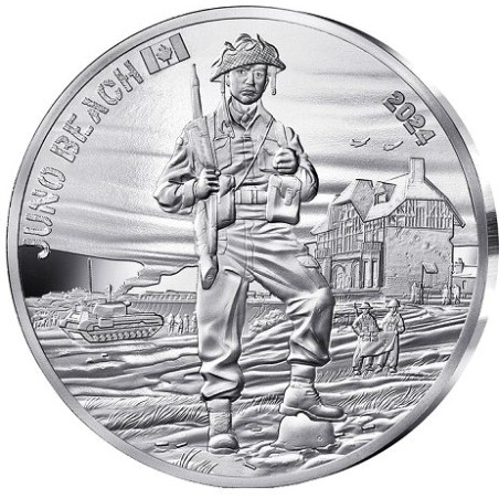 10 euros Argent D-Day Juno Beach 2024 Belle Epreuve