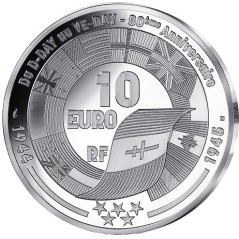 copy of 10 euros Argent D-Day Juno Beach 2024 Belle Epreuve