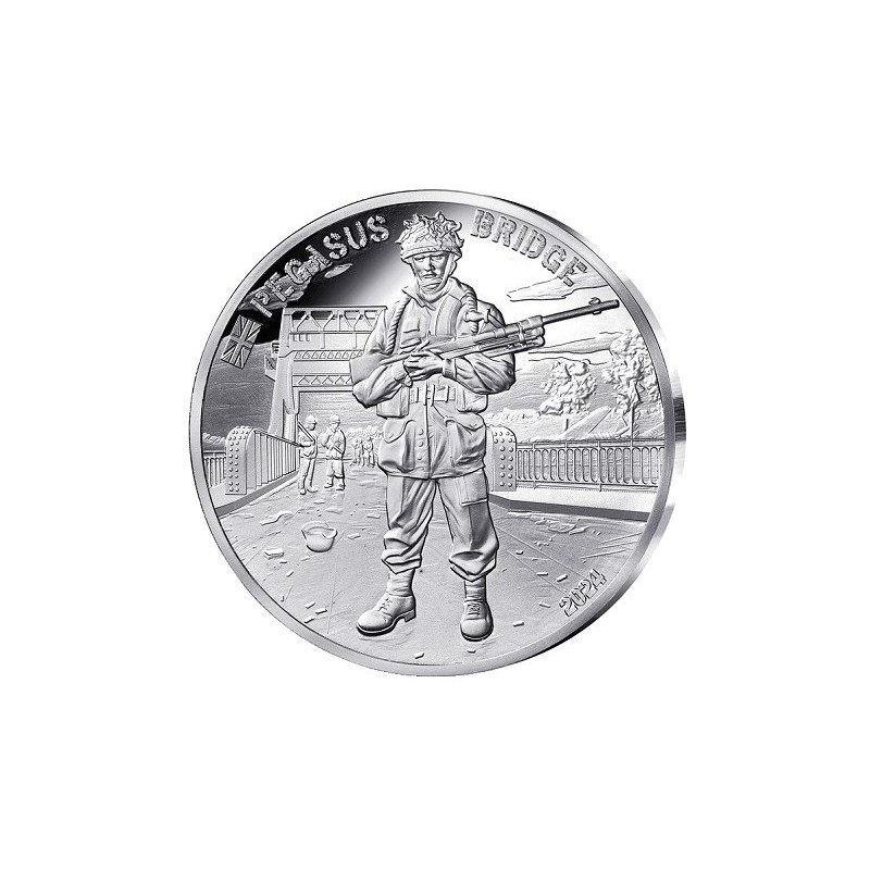 10 euros Argent D-Day Pegasus Bridge 2024 Belle Epreuve