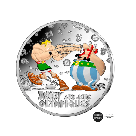 Pièce de 10 Euros France 2024, BE, Astérix et les Romains aux Jeux Olympiques