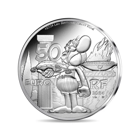 50 Euros France 2024, BE, Astérix aux Jeux Olympiques