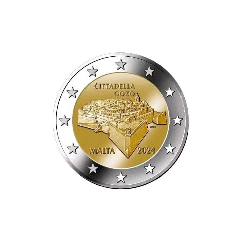 2 euros Malte 2024, BU, la Citadelle de GOZO