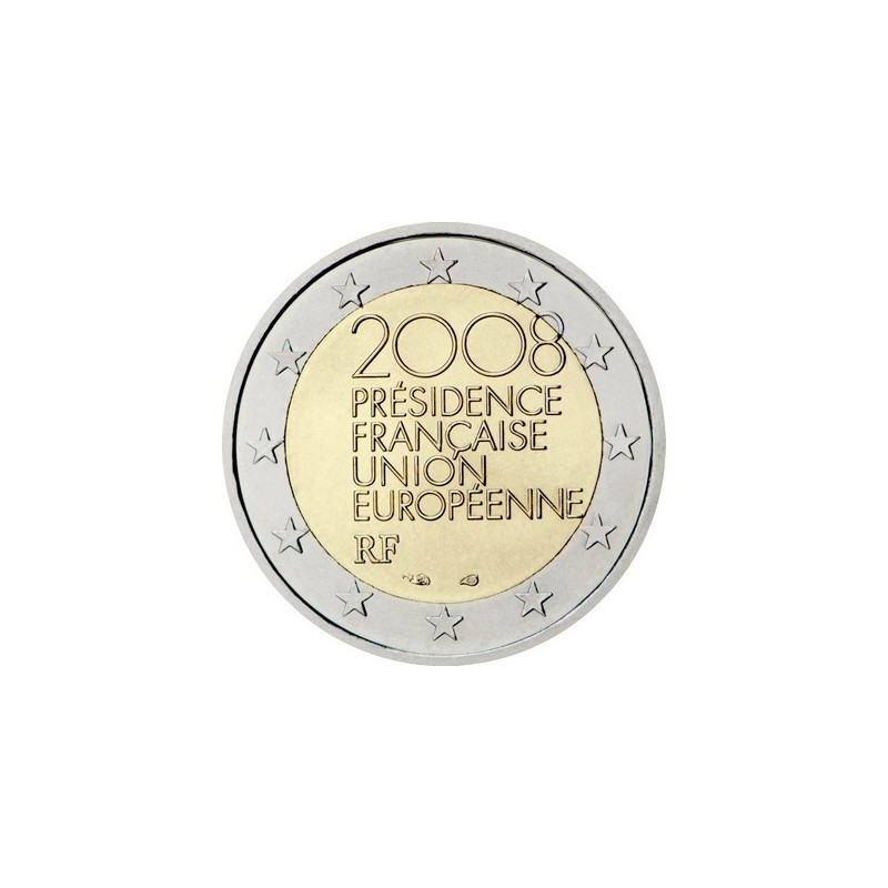 2 Euros France 2008, UNC, Présidence du conseil de l’Union Européenne