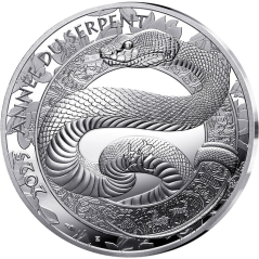 10 Euros France 2025, Argent, Coffret BE, Année du Serpent