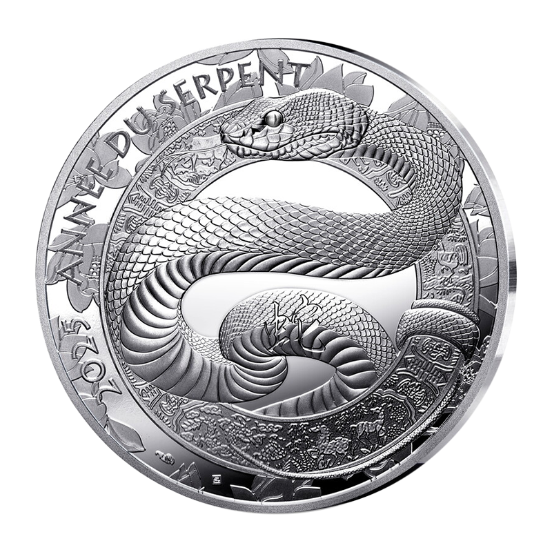 10 Euros France 2025, Argent, Coffret BE, Année du Serpent