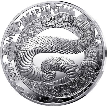 10 Euros France 2025, Argent, Coffret BE, Année du Serpent