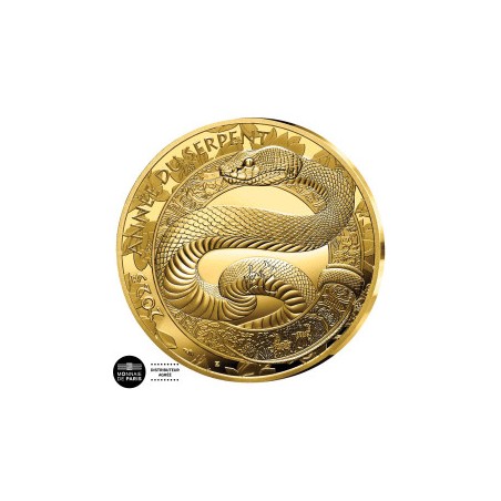 50 Euros France 2025, Or, Coffret BE, Année du Serpent