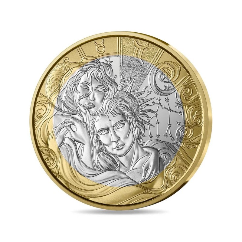 5 Euros, France 2025, UNC, Gémeaux, Signe du Zodiaque