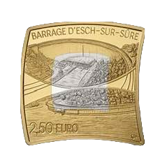 2.5 Euros Luxembourg 2024, coffret BE, Barrage d'Esch-sur-Sûre