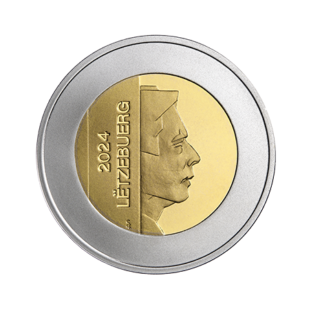 5 Euros Luxembourg 2024, coffret BE, La Chouette chevêche