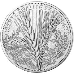 100 Euros Argent, FRANCE 2022, UNC, Le blé