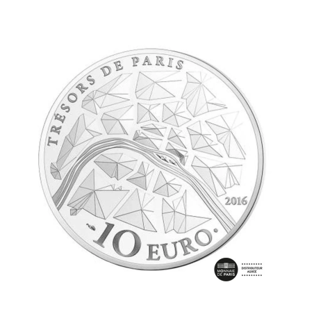 Pièce de 10 Euros Argent, FRANCE 2016, BE, Institut de France