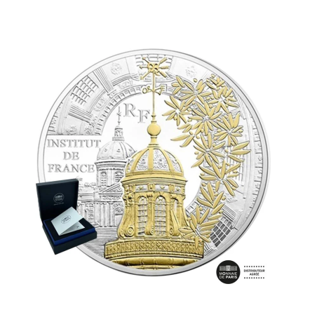 Pièce de 10 Euros Argent, FRANCE 2016, BE, Institut de France