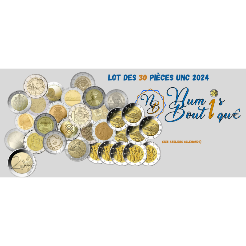 copy of Lot des 22 pièces UNC de 2024 (14 pays et sans les atelies allemends)