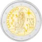 2 euros St Marin 2025, BU, Année Sainte, Pèlerins de l'espoir