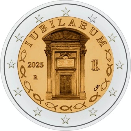 copy of 2 euros Italie 2025, UNC, Jubilé 2025, Année Sainte