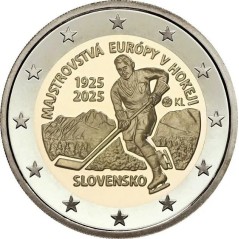 2 Euros Slovaquie 2025, BE, Les 100 ans du premier tournoi international de Hockey sur glace en Slovaquie