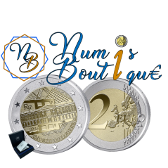 Pièce de 2 Euros France 2025, BE Polissage Inversé, Musée du Louvre