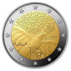 2 Euros France 2015, BU, La paix en Europe