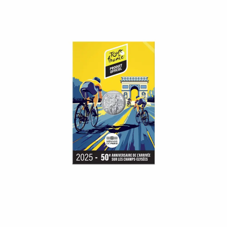 50€ France 2025, UNC, Arrivée du Tour de France aux Champs Elysées