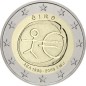 2 Euros Irlande 2009, UNC, 10ᵉ anniversaire de l’Union Économique et Monétaire