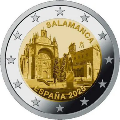 2 Euros Espagne 2025, BE, Vieille Ville de Salamanca
