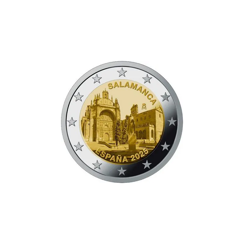 2 Euros Espagne 2025, BE, Vieille Ville de Salamanca