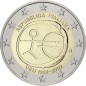 2 Euros Italie 2009, UNC, 10ᵉ anniversaire de l’Union Économique et Monétaire