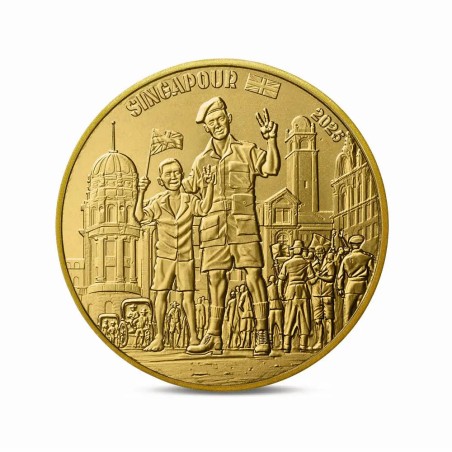 1/4 d'€ France 2025, UNC, VE-DAY 80 ans de la Victoire en Europe, Soldat Britannique