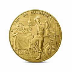 1/4 D'€ France 2025, UNC, VE-DAY 80 ans de la Victoire en Europe, Soldat Canadien