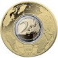 Duo 10€ et 2€ Italie 2025, BE, La rose des Vents + l'Amerigo Vespucci