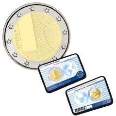 2 euros Finlande 2025, BU, coincard Version Anglais, "Diplomatie et politique étrangère"