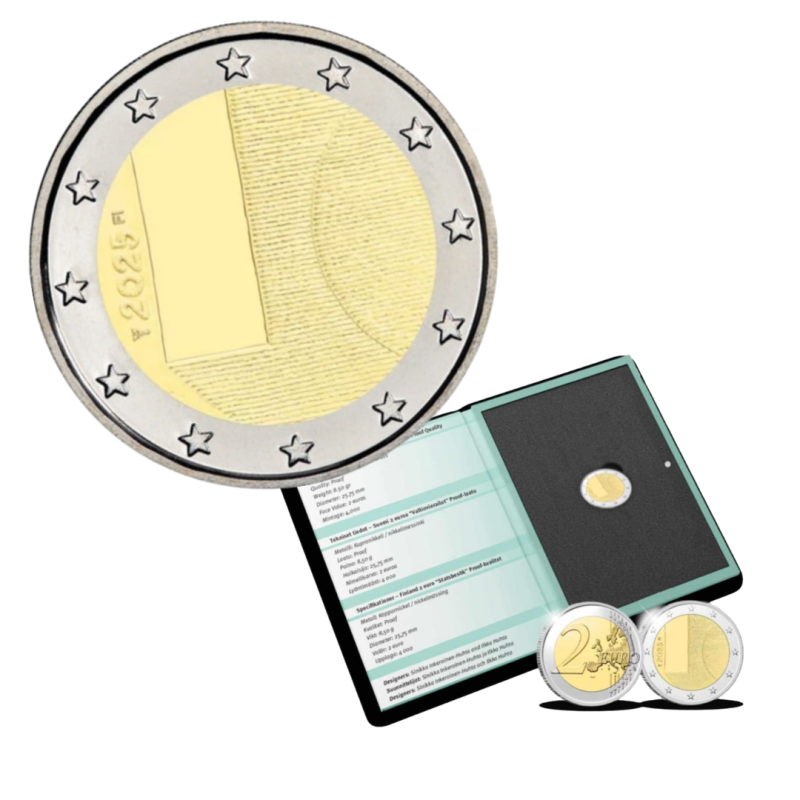 2 euros Finlande 2025, BE, Diplomatie et politique étrangère 2 euros Finlande 2025, BE, Diplomatie et politique étrangère
